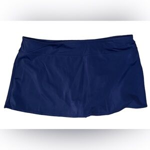 SONOMA Navy Blue Nylon Swimsuit Bottom Swim Skirt 14